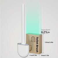 Cepillo De Inodoro Colgante Con Soporte Largo Cepillo De Limpieza De Baño Con Pincel Suave Y Silicone Accesorios De Baño Ecológicos - details 10