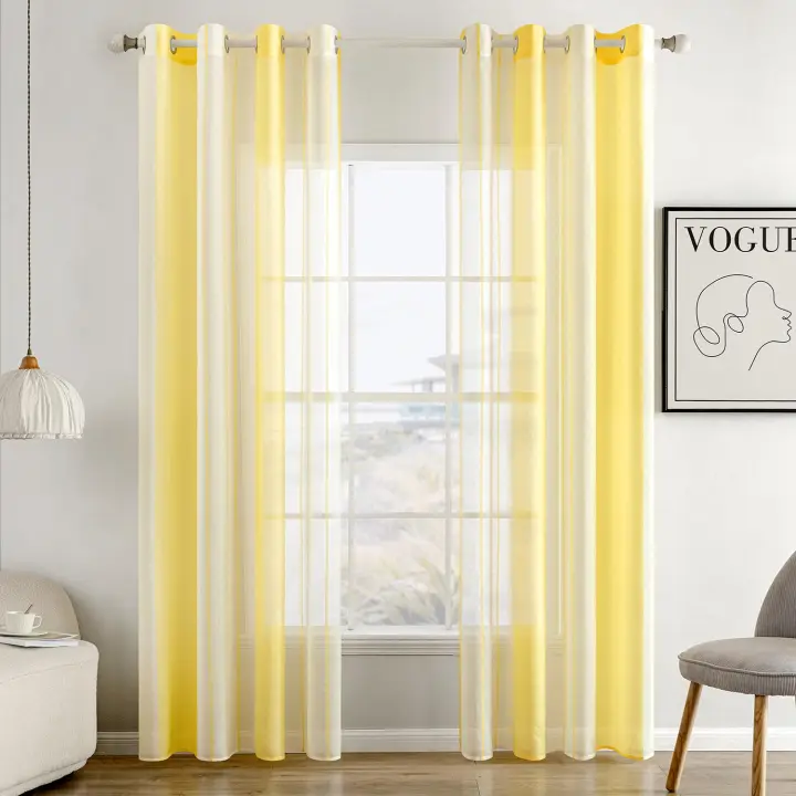 Cortinas opacas para salón, 2 piezas, cortinas aislantes del frío y el calor para dormitorio con pestañas gris claro - 1