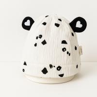 Gorro de muselina sin hueso de algodón para mantener el calor, gorro fetal de dibujos animados para bebé de 0 a 3 meses, turbante elástico suave para recién nacido - details 8