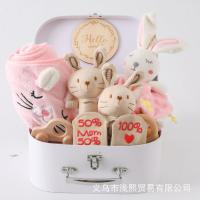 Bebés, regalo de cumpleaños, cesta bebe regalo, bautismo conejo elefante - details 8