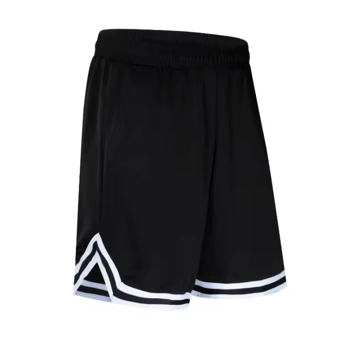 Pantalones cortos de baloncesto para hombre, hasta la rodilla, con estampado de rayas, malla transpirable, para entrenamiento, fitness, correr y gimnasio. - 1