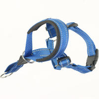 Bozales antiladridos para perros, herramienta de entrenamiento transpirable, juego de bozales de nailon con tiras reflectantes, correas para mascotas de verano - details 6
