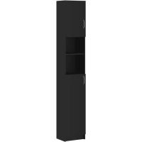 Armario de Baño de Madera Ingeniería Lavadora, Estante, Ducha, Inodoro 32x25,5x190 cm - details 26
