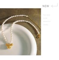 El collar de perlas de agua dulce no se decolora, joyería de collar de moda con dibujos animados de Mickey Mouse, tamaño moderno - details 7
