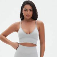 Top sin costuras Nylon de secado rápido Color sólido Adecuado para yoga y estiramientos Deportes profesionales - details 26