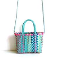 Productos al por mayor diseñados cesta tejida de paja bolso de playa hecho a mano pequeño bolso bandolera para verano - details 9