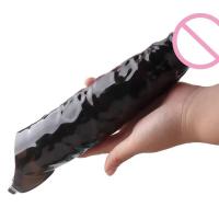 Leten-extensión de manga grande, condón de silicona reutilizable, extensor de pene, juguetes sexuales para hombres, retardante, agrandamiento de pene, adultos 18 - details 9