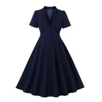 Elegante Vestido de Cintura Alta con Encaje Retro 2024 Estilo Vintage de Moda para Mujeres - details 11