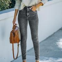 Vaqueros de cintura baja para mujer, tendencia 2025, estilo holgado en gris - details 8