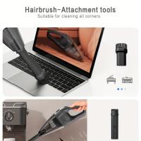 Potente aspiradora de mano inalámbrica - Mini aspiradora de limpieza portátil con carga USB para automóvil, hogar, oficina - Variedad de accesorios - details 16