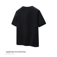 Camiseta de manga corta transpirable y holgada para hombre de verano de manga corta - details 14