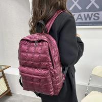 Mochila De algodón espacial para mujer, bolso de hombro de hilo de diseñador de diamantes, bolso escolar de gran capacidad, nueva moda coreana - details 17