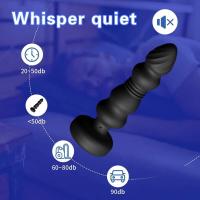 Vibrador telescópico con tapón Anal para hombres, Juguetes sexuales remotos inalámbricos para mujeres, consolador Anal, masajeador de próstata, tapón Anal - details 3
