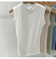 Zjaiss 2025 Camisetas de Algodón Cuello Básico Verano Blanco Negro Deportivo Vestido de Hombro Descubierto Verde para Mujeres - details 4