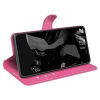 Funda tipo folio de piel sintética con textura de lichi para Google Pixel 9 Pro - details 1