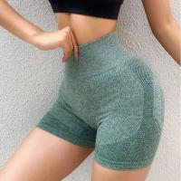 Pantalones cortos de Yoga transpirables para mujer, ropa deportiva de cintura alta, mallas elásticas sin costuras para Fitness, verano - details 1