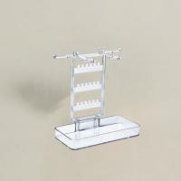 Estante de joyería de escritorio transparente con Base, soporte organizador para collares colgantes, bandeja de almacenamiento desmontable creativa - details 9