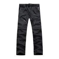 Pantalones deportivos 2 en 1 de secado rápido para exteriores, senderismo, correr, largos, se pueden quitar a los pantalones cortos, pantalones de viaje a la playa - details 0