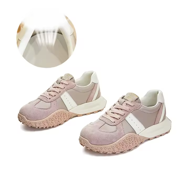 Zapatos de cuero Forrest Gump Zapatos de entrenamiento alemanes retro versátiles para mujeres - 1