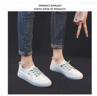 Zapatos blancos pequeños zapatillas coreanas zapatos de mujer zapatos casuales estudiantes zapatos planos zapatos de maternidad - details 10