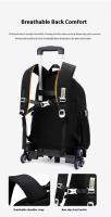 Mochila escolar con ruedas desmontables para niña de primaria, mochila con ruedas grande para secundaria, artículos de regreso a la escuela - details 10