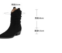 Nuevas botas occidentales británicas de tacón medio - details 2