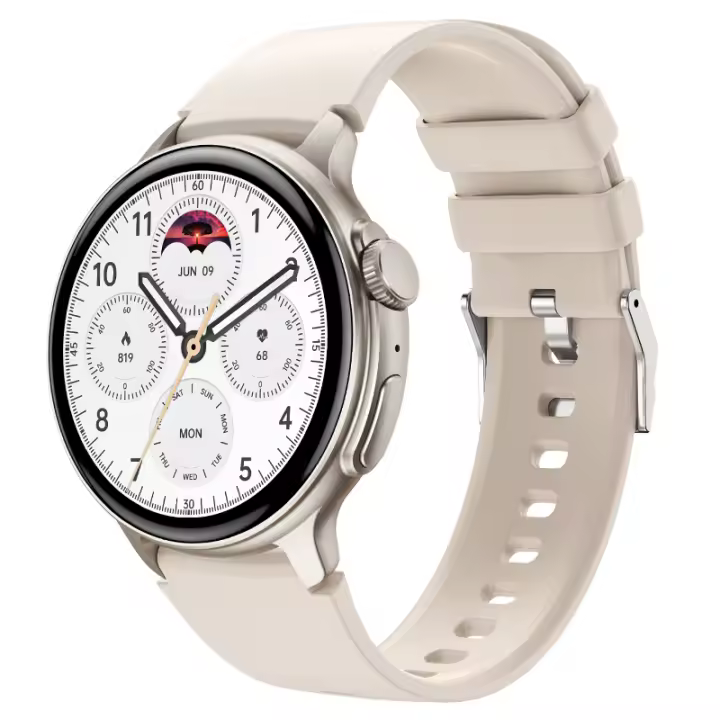 MOV 2024 Reloj Inteligente Para Hombres Mujeres, 1,43 "Reloj Inteligente Amoled With Llamadas Bluetooth, Impermeable, Más De 100 Modos Deportivo, Frecuencia Cardíaca/presidón Arterial/Monitoreo Del Sueño, Compatible Con El iPhone De Android - 1