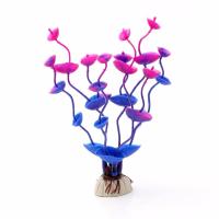 Plantas artificiales para pecera, planta de agua para acuario, adornos para pecera, accesorios de decoración, 1 unidad - details 0