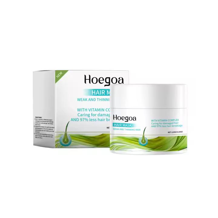 HOEGOA Nutre e Hidrata el Cabello, Cuidado Esponjoso, Mascarilla para un Cuidado del Cabello Suave y Radiante - 1