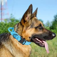 Collares tácticos militares nailon perros, Collar de entrenamiento duradero mascotas, ustable para perros medianos y grandes, - details 11