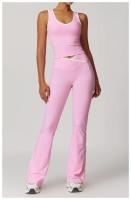Conjunto de Yoga de 2 Piezas Trajes de Entrenamiento de Poliéster para Fitness - details 18