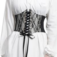 Ropa moldeadora de cuerpo negro, blanco, rojo y rosa, ropa gótica para mujer, faja para cintura debajo del busto, corsés y corpiño nupciales sexys, cinturón de corsé - details 1