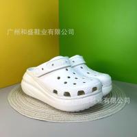 Zapatos con aumento de altura de suela gruesa con agujeros, sandalias antideslizantes de verano Unisex para parejas - details 1