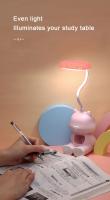 Lámpara de escritorio de estudio Led Flexible con forma de gato, creativa, con soporte para teléfono, mesita de noche, lámpara de mesa regulable de Color para habitación de estudiantes y niños - details 8