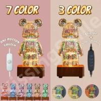 Luz LED Nocturna de Fueros Artificiales de Oso 3D Lámpara de Proyector USB - details 4