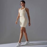 Conjunto de Yoga para Mujer Chándal Deportivo sin Mangas de Cintura Alta para Correr, Pedalear, Gimnasio Zapatillas y Ropa Deportiva - details 16