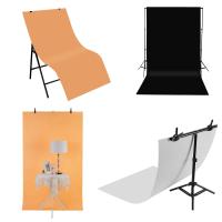 PULUZ-Kit de papel de PVC para fondo de fotografía, caja de tienda de estudio, 3 colores (negro, blanco, amarillo), tamaño: 120cm x 60cm, 3 piezas - details 8