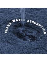 Alfombrilla de baño antideslizante con absorción de agua, alfombra de baño engrosada, alfombra de pelo largo, alfombra de baño duradera lavable a máquina - details 0