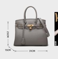 Bolsos de Mujer europeos y americanos, bolsos de Mujer con estampado de lichi Clásicos y de moda, Nuevos bolsos de Platinum para levar a mano, bolsos de Hombre para levar a mano, bolsos type bandolera - details 0