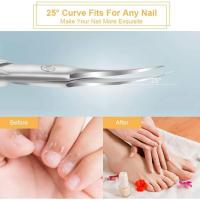 Tijeras Profesionales para Uñas Scttomon Tijeras de Acero Inoxidable Extra Afiladas para Cutícula - details 2