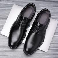 Zapatos De Talla Para Hombre De Cuero Legítimo De Alta Calidad Formal Transpirables Casuales Italianos De Lujo Con Cordones Antideslizantes Para Conducir - details 10
