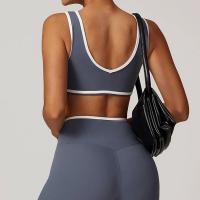 Ropa Interior Deportiva para Mujer Top Push Up, Sujetador de Yoga para Fitness, Rayas de Colores Diversos, Camiseta para Gimnasio - details 2