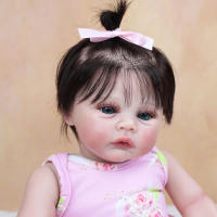 Muñeca Reborn de silicona suave para niña, juguete de bebé de 19 pulgadas, casa de juegos realista, venas visibles, tono de piel 3D, 48 CM - details 3