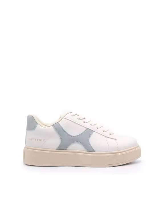 Zapatillas deportivas blancas para mujer, zapatillas blancas casuales e informales para mujer - 1