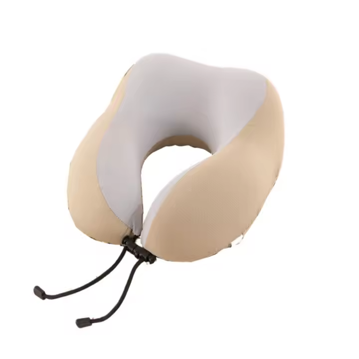 Almohada de viaje en forma de U, protección del cuello de 360 ​​grados, cojín portátil de soporte para el cuello, cómoda almohadilla para el cuello para siesta de rebote lento - 1