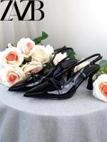 Sandalias altas con cadena de metal de nuevo diseño, zapatos abiertos de cuero suave con tacones expuestos, punta cuadrada para mujer - details 8
