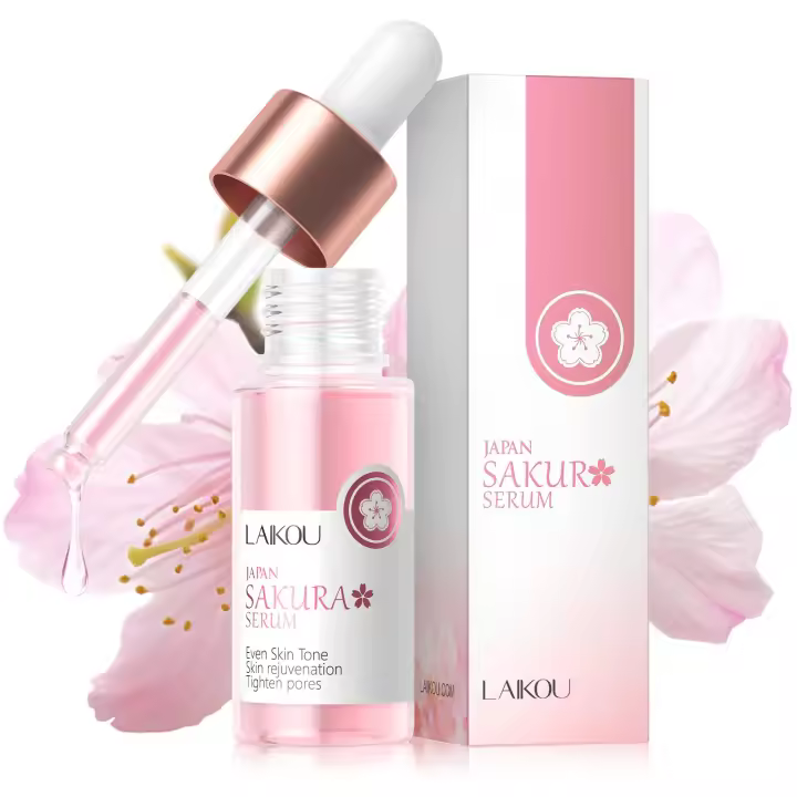 Esencia Facial de Crepas de Sakura Hidratante Firmador para Belleza de la Piel - 1
