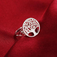Anillo de Plata de Ley , el árbol de la vida, abalorio de joyería, 7-10 - details 2