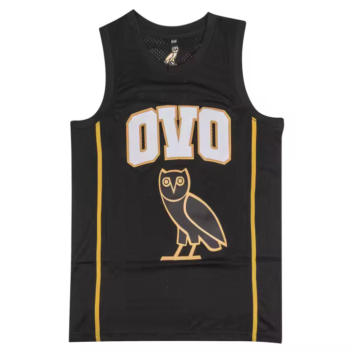 Camiseta de baloncesto de película para hombre, Jersey cosido, Blanco, Negro, S-3XL, #6 Drake Ovo So Far Gone - 1