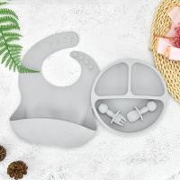 Juego de Vajilla de Silicona Seguro para Bebé Platos Sólidos de Dibujos Animados - details 13